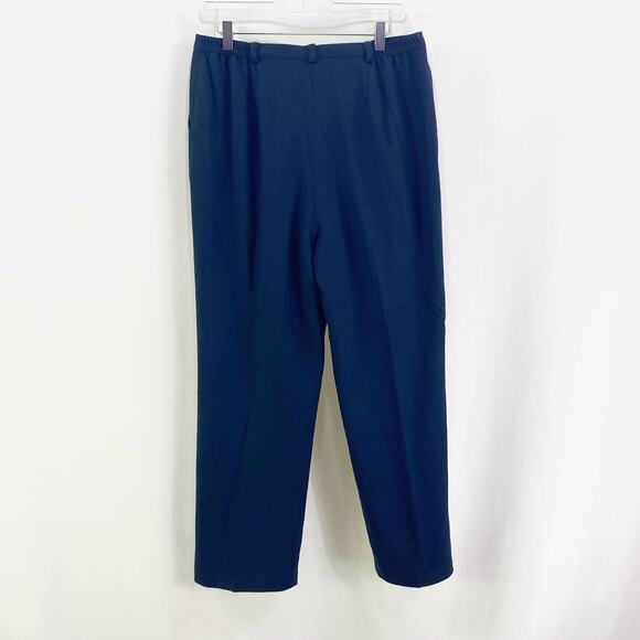 90s Vintage SAG HARBOR Navy Blue Wool Trouser Slacks - Picture 5 of 9